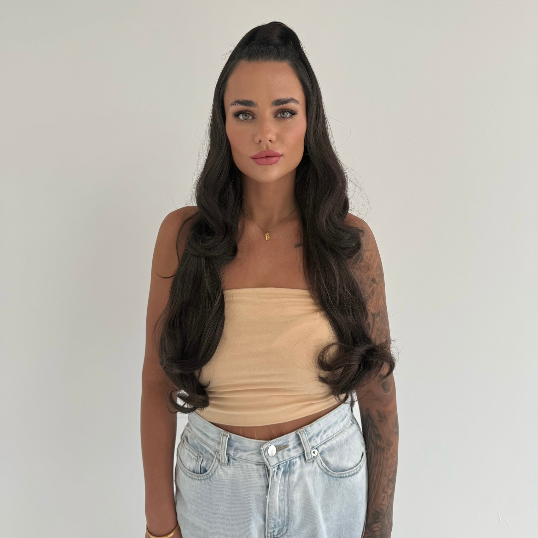 Half Up Half Down Curly Extension and Pony Set 22"